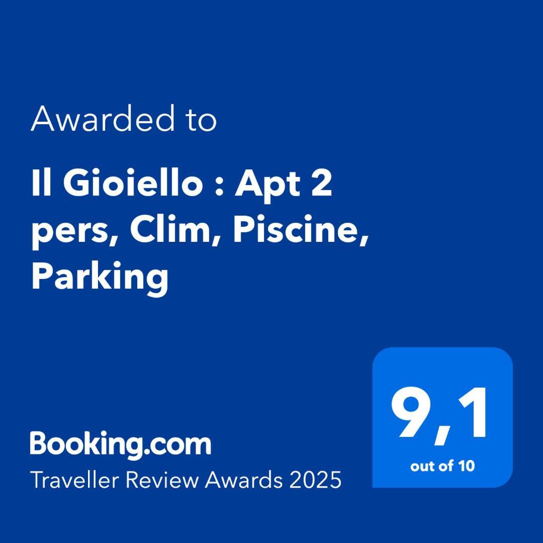 Il Gioiello : Apt 2 Pers, Clim, Piscine, Parking Antibes Ngoại thất bức ảnh